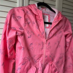 Carter's Pink Unicorn Raincoat for Kids